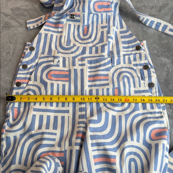 NWT Lucy & Yak Easton Dungarees Overalls Cosmic Size UK12L US8L - Picture 12 of 16
